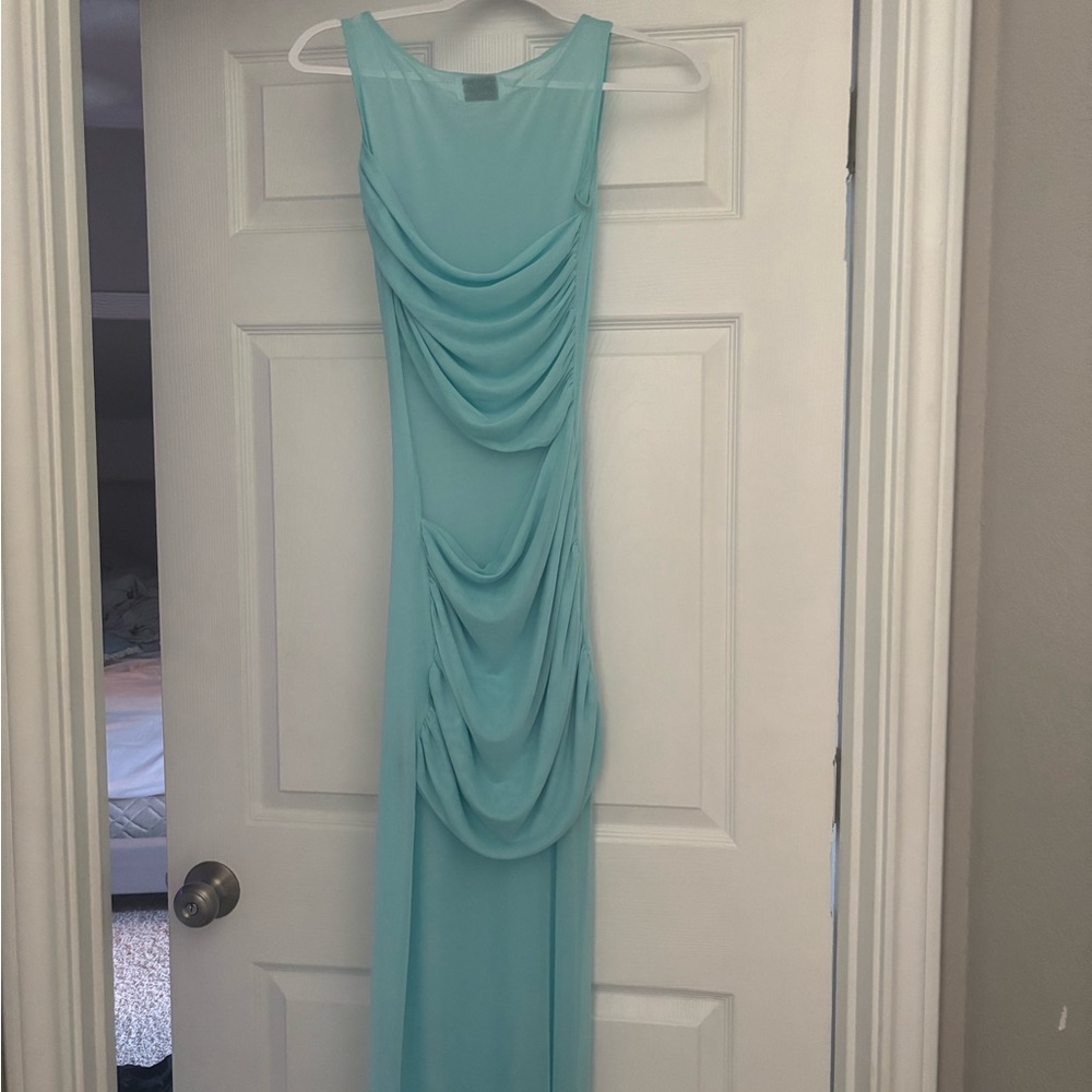 Teal Peppermayo dress size 4 worn once